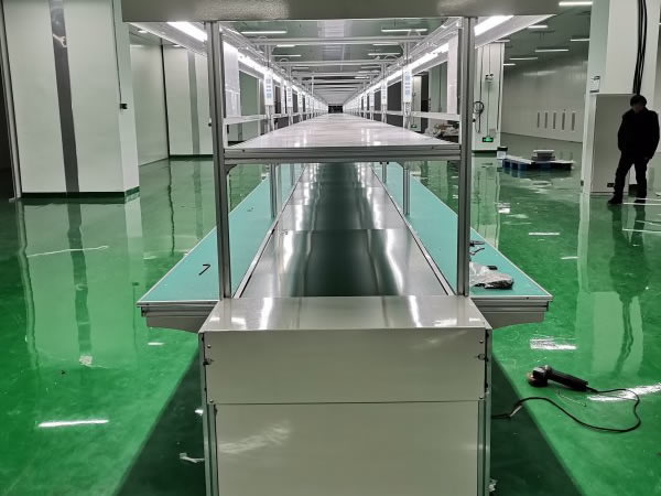 皮帶流水線應用于新能源行業(yè)